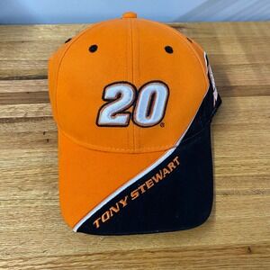 NASCAR Tony Stewart 20 Home Depot Racing Hat Winners Circle Orange Black Cap